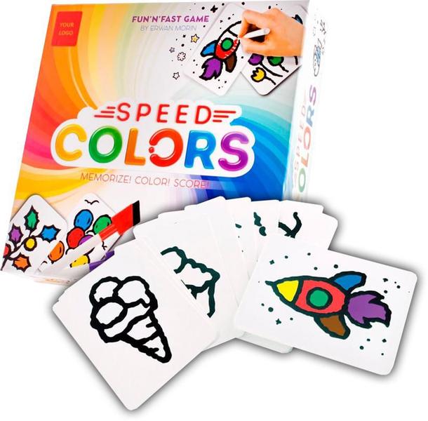 Imagem de Jogo de mesa speed colors - meeple br