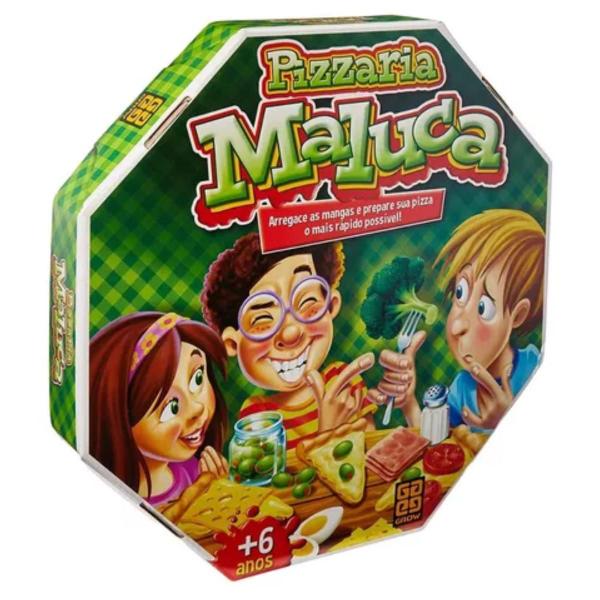 Imagem de Jogo de Mesa Tabuleiro Infantil Pizzaria Maluca - Grow