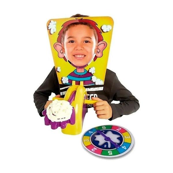 Jogo de Mesa Torta na Cara com Roleta Divertido Lazer Maquina de Entretenimento Polibrinq - 6014 - Macro Imagem de Jogo de Mesa Torta na Cara com Roleta Divertido Lazer Maquina de Entretenimento Polibrinq - 6014