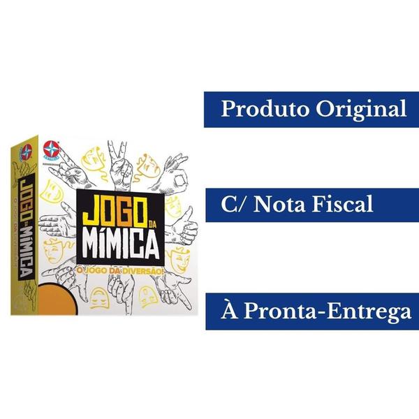 Imagem de Jogo De Mímica Divertido - Mimicando - 240 Cartas - Estrela