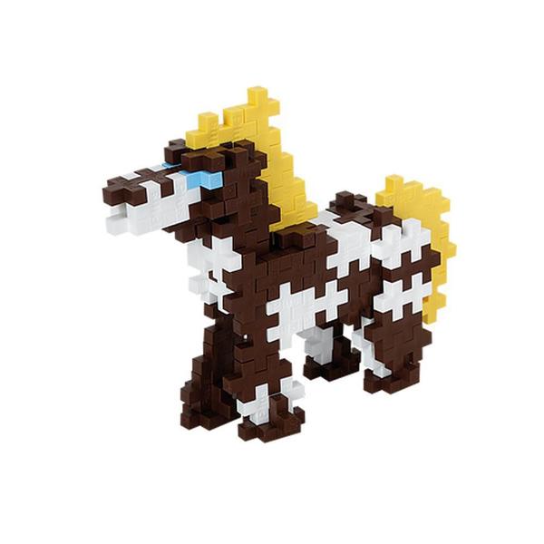 Imagem de Jogo De Montar Mini 220 Peças Horses And Riders - Plusplus