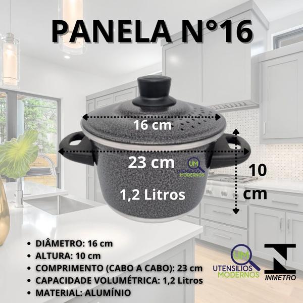 Imagem de Jogo de Panela Alumínios Craqueado 5 pçs + fervedor nº12 1 l + Panela de Pressão 4,5 L + kit Espatulas