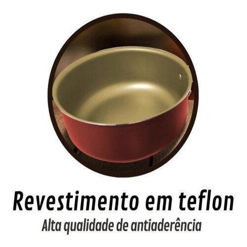 Imagem de Jogo de Panelas 08 Peças Cereja Rema - Compra Segura