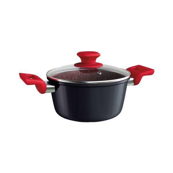 Jogo De Panelas Antiaderente Colorstone 4 Peças Titânio - Eurohome Imagem de Jogo De Panelas Antiaderente Colorstone 4 Peças Titânio