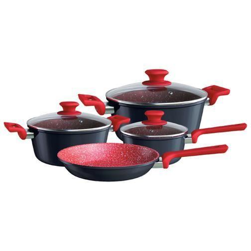Jogo De Panelas Antiaderente Colorstone 4 Peças Titânio - Eurohome Imagem de Jogo De Panelas Antiaderente Colorstone 4 Peças Titânio