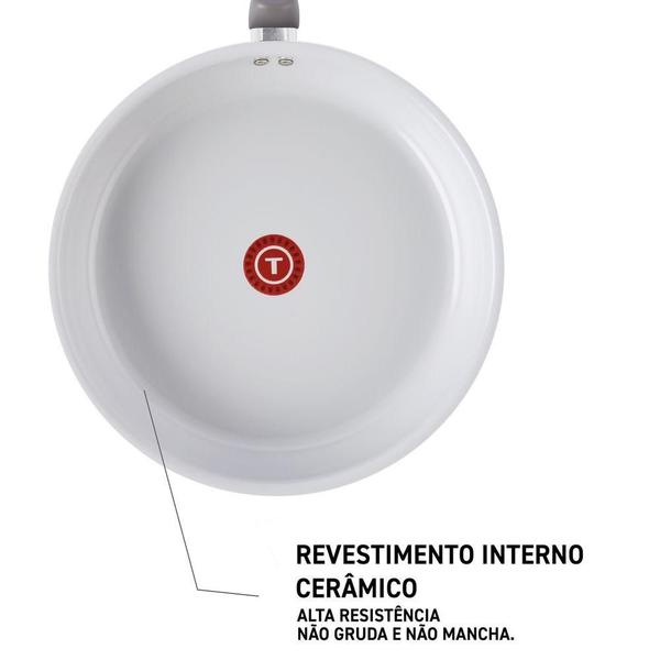 Imagem de Jogo De Panelas Cinza Recycled Ceramic Tefal 10 Peças