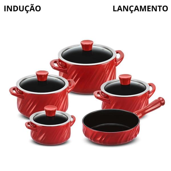 Imagem de Jogo De Panelas De Cerâmica Twist Indução Pomodoro Ceraflame