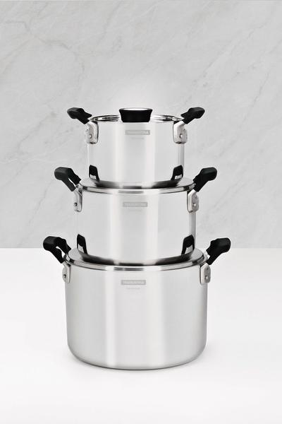 Imagem de Jogo de Panelas Grano Compact Inox 3 Peças Tramontina