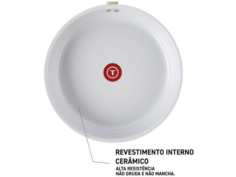 Imagem de Jogo de Panelas Tefal Cerâmico Verde 9 Peças Recycled Ceramic