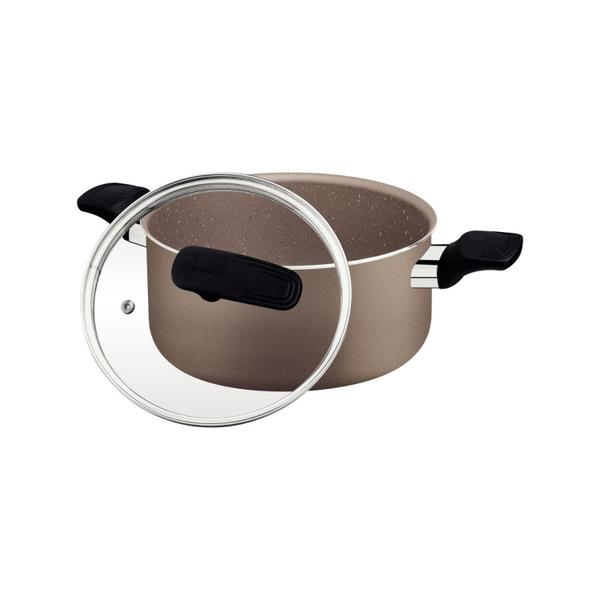 Jogo de Panelas Tramontina Antiaderente Kit 8 Peças Conjunto Milazzo Alumínio Imagem de Jogo de Panelas Tramontina Antiaderente Kit 8 Peças Conjunto Milazzo Alumínio