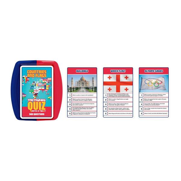 Jogo de perguntas e respostas Top Trumps Countries and Flags Kids 2+ Players Imagem de Jogo de perguntas e respostas Top Trumps Countries and Flags Kids 2+ Players