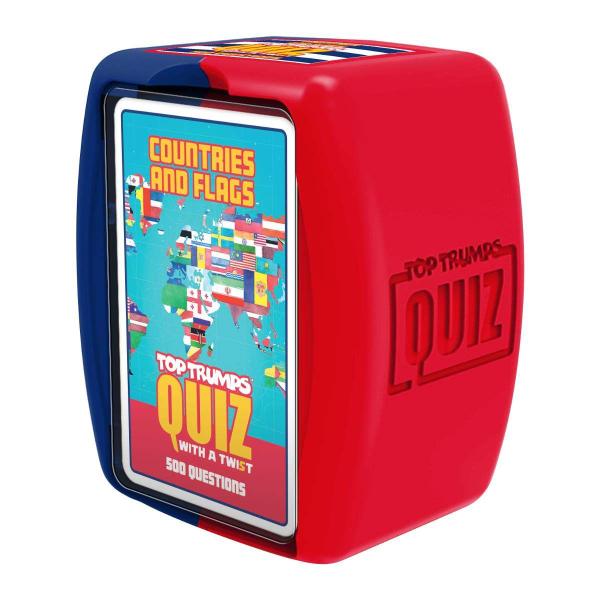 Imagem de Jogo de perguntas e respostas Top Trumps Countries and Flags Kids 2+ Players