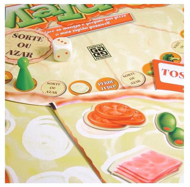 Jogo de Pizza Maluca - Seja um Verdadeiro Pizzaiolo - Grow Imagem de Jogo de Pizza Maluca - Seja um Verdadeiro Pizzaiolo