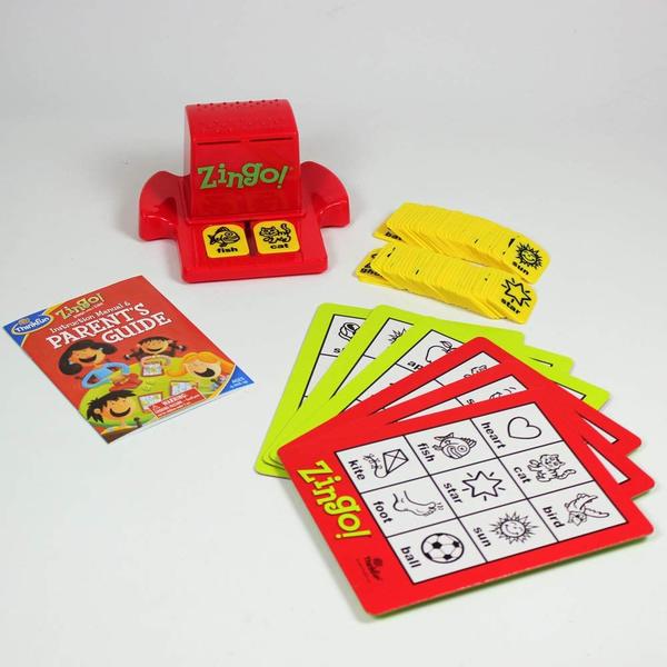 Imagem de Jogo de pré-leitura ThinkFun Zingo Bingo Kids com cartão extra