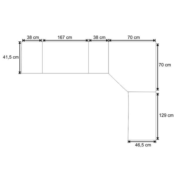 Imagem de Jogo de Quarto Casal Modulado 001 Master Avelã Rústico/Ártico Rústico - Eucamóveis