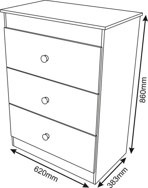 Imagem de Jogo de Quarto infantil Mini Berço Moisés Rubi Cômoda Ternura Flex - Peternella 