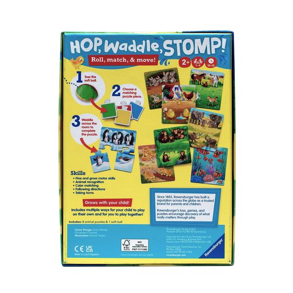 Imagem de Jogo de quebra-cabeça Ravensburger Hop, Waddle, Stomp! Crianças de 2 anos ou mais