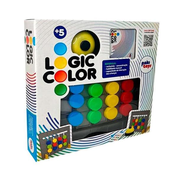 Imagem de Jogo de Raciocínio - Logic Color - 31 peças - Pakitoys