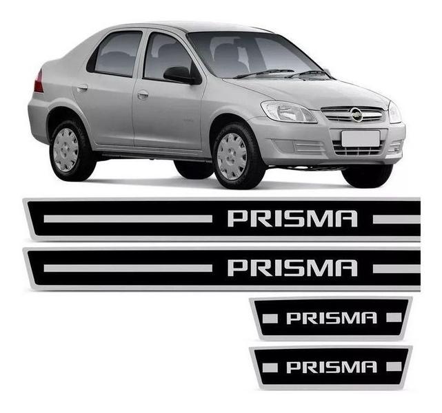 Imagem de Jogo De Soleira Resinada Chevrolet Prisma 2006 A 2018 Preto