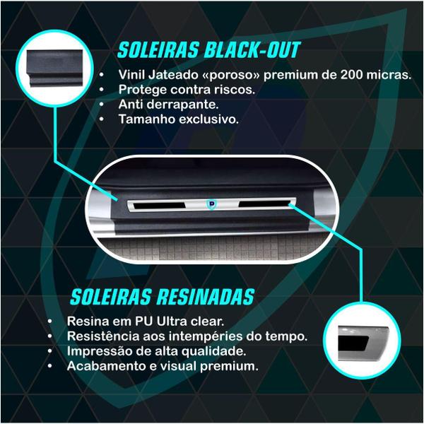 Imagem de Jogo de Soleiras Resinadas Fiat Toro Kit