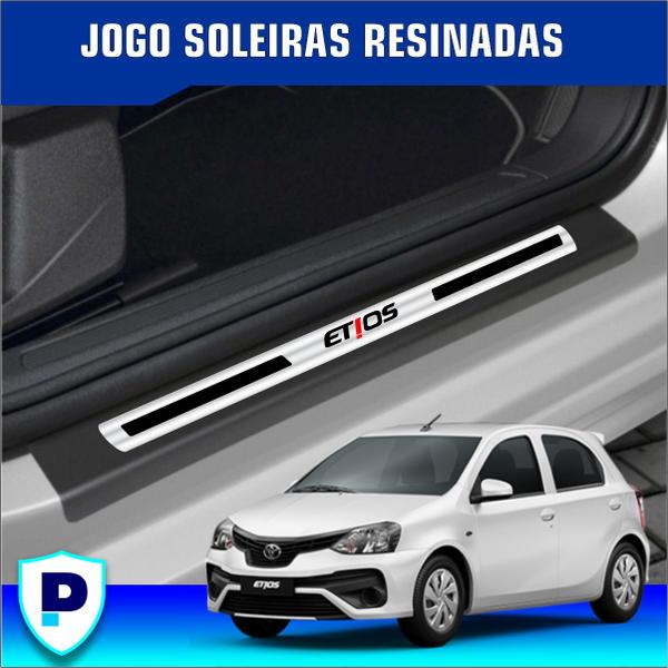 Imagem de Jogo de Soleiras Resinadas Toyota Etios Kit