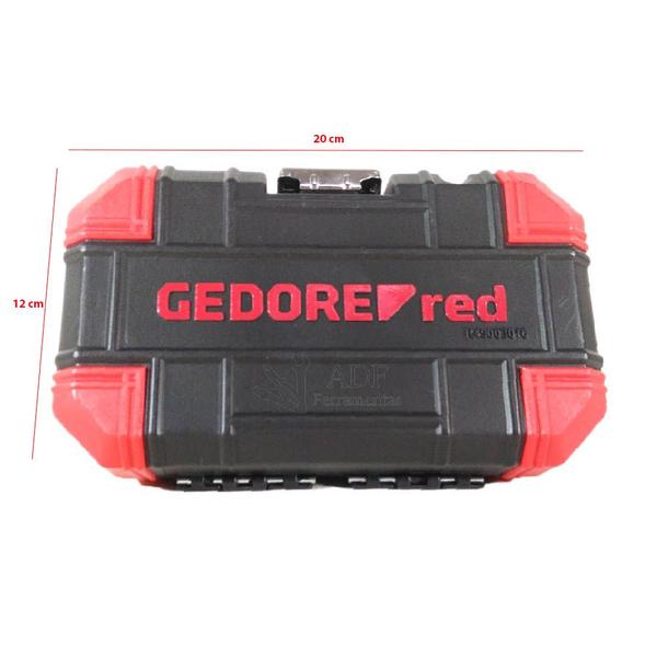 Imagem de Jogo de Soquete 1/4 de 4 a 13 mm 16 Peças Gedore Red R49003016