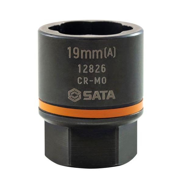 Imagem de Jogo de Soquete de Impacto 1/4" e 3/8" 7 a 19mm 13 Peças Sata ST09137