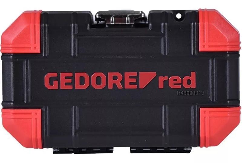 Imagem de Jogo De Soquetes 1/4 De 4 A 13 Mm 16 Peças Gedore Red