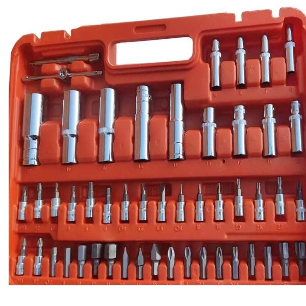 Jogo De Soquetes 108 Peças Profissional Nakasaki Com Maleta - Kit