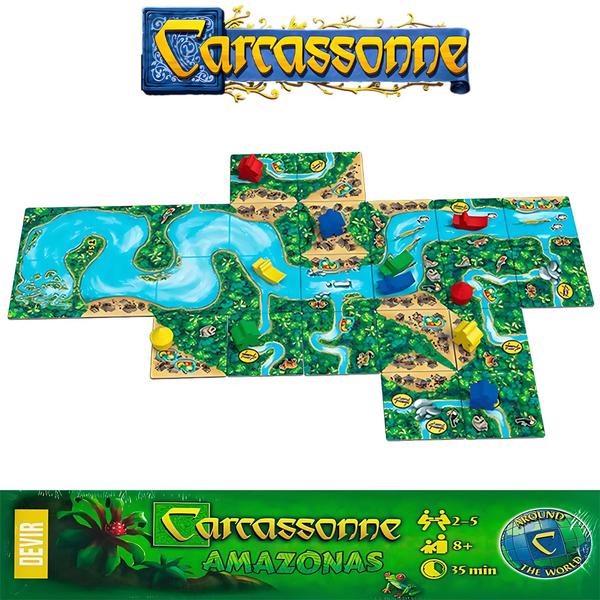 Imagem de Jogo de tabueiro devir - carcassonne amazonas