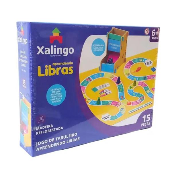 Jogo de Tabuleiro Aprendendo Libras em Madeira Reflorestada 15 Peças Xalingo - 17598 Imagem de Jogo de Tabuleiro Aprendendo Libras em Madeira Reflorestada 15 Peças Xalingo - 17598