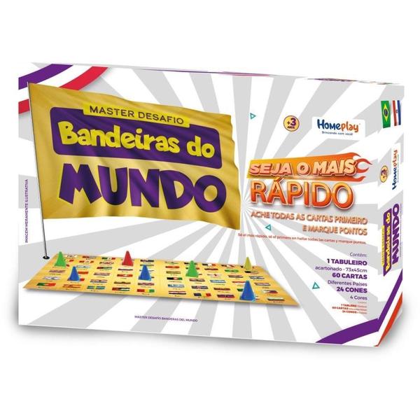 Imagem de Jogo de Tabuleiro Bandeiras do Mundo