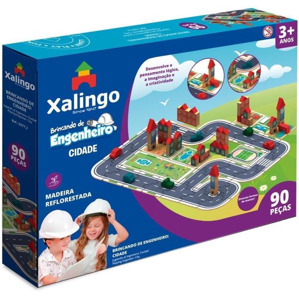 Imagem de Jogo De Tabuleiro Brincando De Eng.Cidade 90Pcs