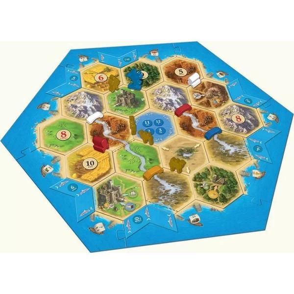 Imagem de Jogo de Tabuleiro Catan Expansão Mercadores e Bárbaros