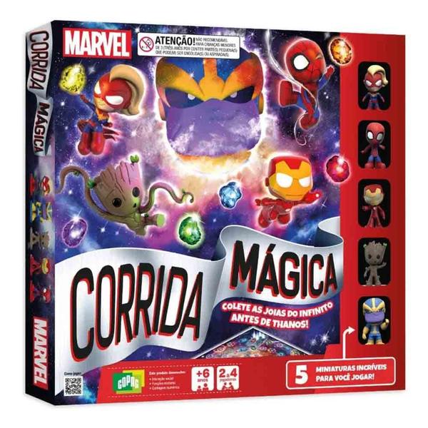 Imagem de Jogo de Tabuleiro - Corrida Mágica - Marvel - Copag