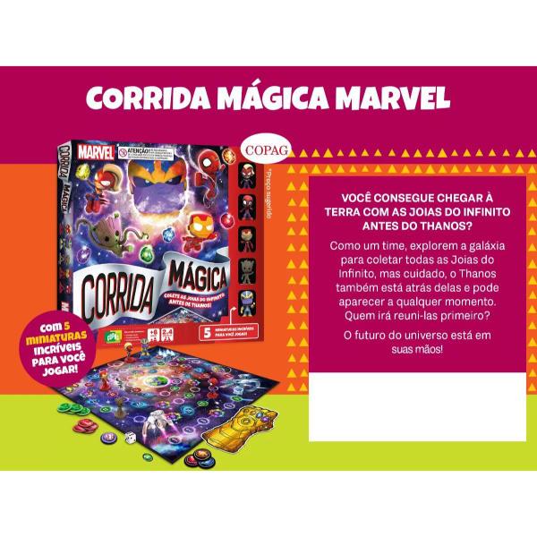 Imagem de Jogo De Tabuleiro Corrida Mágica Marvel Super Herói