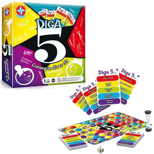 Jogo De Tabuleiro Diga 5 Estrela Imagem de Jogo De Tabuleiro Diga 5 Estrela