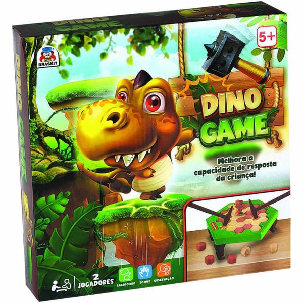 Imagem de Jogo De Tabuleiro Dinossauro Game Infantil Braskit - 1005