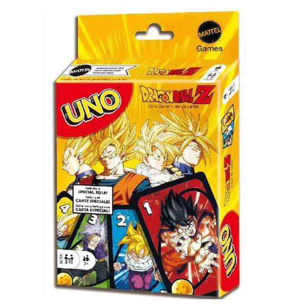 Jogo de Tabuleiro Dragon Ball Z Uno No Mercy - Multijogador para Família e Amigos Imagem de Jogo de Tabuleiro Dragon Ball Z Uno No Mercy - Multijogador para Família e Amigos