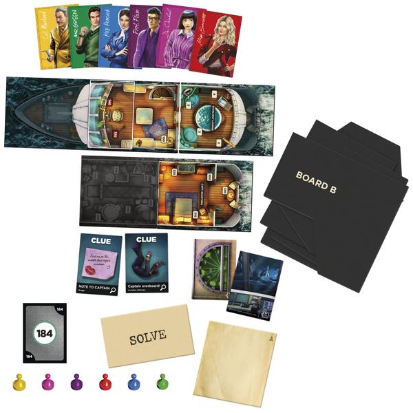 Imagem de Jogo de tabuleiro Hasbro Gaming Clue Sabotage em alto mar