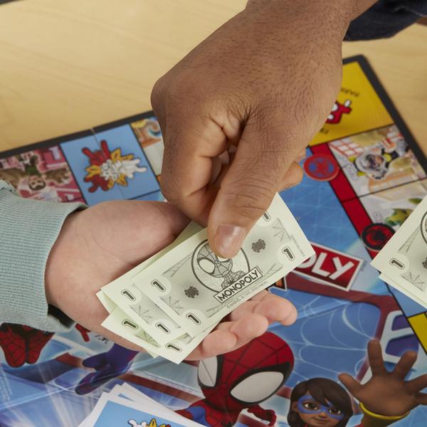 Jogo de Tabuleiro Hasbro Gaming Monopoly Junior Marvel Spidey 5+ Imagem de Jogo de Tabuleiro Hasbro Gaming Monopoly Junior Marvel Spidey 5+