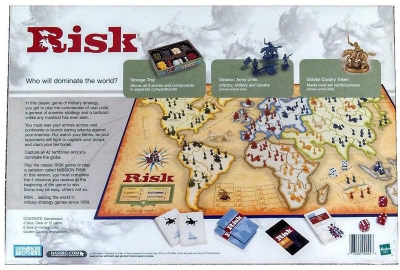 Imagem de Jogo de tabuleiro Hasbro Gaming Risk: o jogo da dominação global