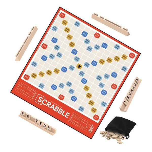 Imagem de Jogo de tabuleiro Hasbro Gaming Scrabble para crianças de 8 anos ou mais