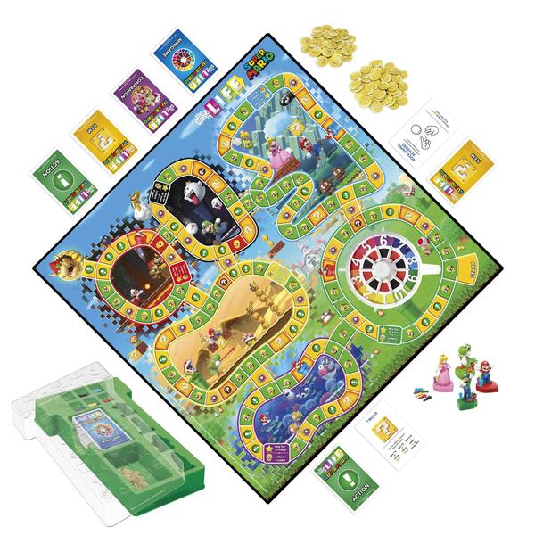 Imagem de Jogo de tabuleiro Hasbro Gaming The Game of Life: Super Mario Edition