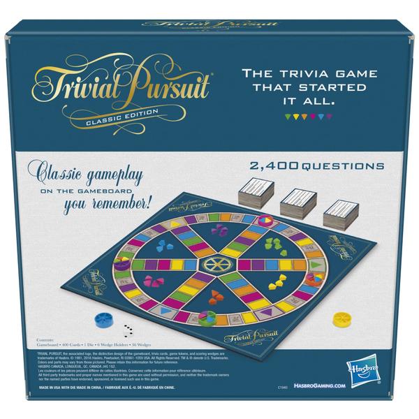 Imagem de Jogo de Tabuleiro Hasbro Gaming Trivial Pursuit Classic Edition