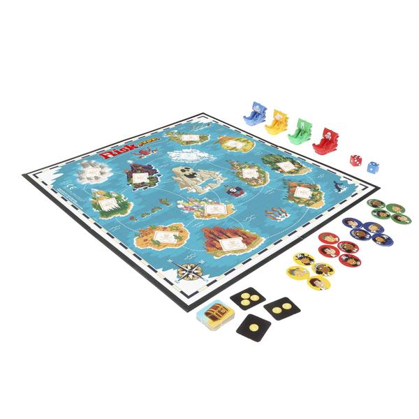 Imagem de Jogo de tabuleiro Hasbro Risk Jr para crianças de 5 anos ou mais - Tema pirata