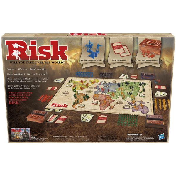 Imagem de Jogo de tabuleiro Hasbro Risk Strategy para 2 a 5 jogadores com mais de 10 anos