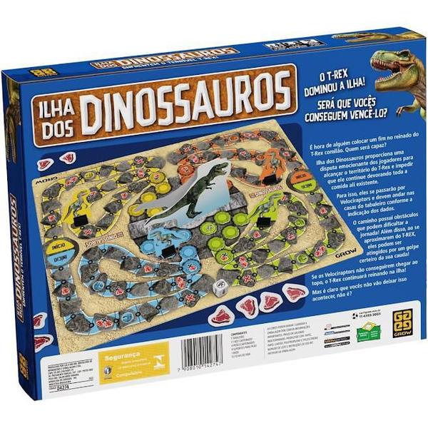 Imagem de Jogo De Tabuleiro Ilha Dos Dinossauros 4274 Grow