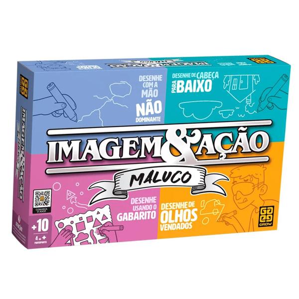 Imagem de Jogo de Tabuleiro Imagem e Ação Maluco - Grow