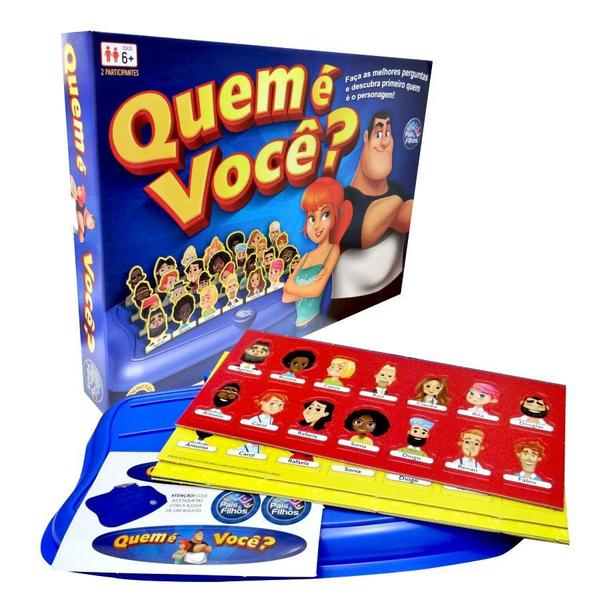 Imagem de Jogo De Tabuleiro Infantil Quem É Você - Top Line - Pais E Filhos